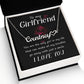 To My Girlfriend You Are The Name Necklace With Heart-Express Your Love Gifts