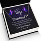 To My Wife A Cute Loving Name Necklace With Heart-Express Your Love Gifts