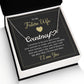 To My Future Wife I Promise to Be Your Best Friend Name Necklace With Heart-Express Your Love Gifts