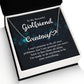 To My Girlfriend I Can't Promise to Fix All Your Problems Name Necklace With Heart-Express Your Love Gifts