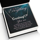 To My Everything Name Necklace With Heart-Express Your Love Gifts