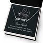 To My Wife Always Remember Name Necklace With Heart-Express Your Love Gifts