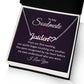 To My Soulmate From Our First Meeting Name Necklace With Heart-Express Your Love Gifts