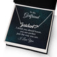 To My Girlfriend I Think You Should Know Name Necklace With Heart-Express Your Love Gifts