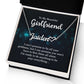 To My Girlfriend I Can't Promise to Fix All Your Problems Name Necklace With Heart-Express Your Love Gifts