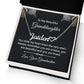 To My Granddaughter You Stole My Heart Name Necklace With Heart-Express Your Love Gifts