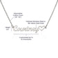 To My Girlfriend I Can't Promise to Fix All Your Problems Name Necklace With Heart-Express Your Love Gifts
