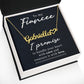 To My Fiancee Name Necklace With Heart-Express Your Love Gifts