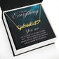 To My Everything Name Necklace With Heart-Express Your Love Gifts