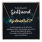 To My Girlfriend I Can't Promise to Fix All Your Problems Name Necklace With Heart-Express Your Love Gifts