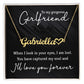 To My Gorgeous Girlfriend Name Necklace With Heart-Express Your Love Gifts