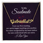 To My Soulmate From Our First Meeting Name Necklace With Heart-Express Your Love Gifts