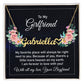 To My Girlfriend My Favorite Place Name Necklace With Heart-Express Your Love Gifts