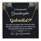 To My Granddaughter You Stole My Heart Name Necklace With Heart-Express Your Love Gifts