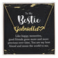 To My Bestie Like Happy Memories Name Necklace With Heart-Express Your Love Gifts