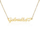 To My Bestie Like Happy Memories Name Necklace With Heart-Express Your Love Gifts