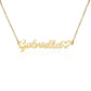To My Beautiful Wife Name Necklace With Heart-Express Your Love Gifts