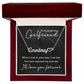 To My Gorgeous Girlfriend Name Necklace With Heart-Express Your Love Gifts