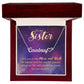 To My Sister I Love You Name Necklace With Heart-Express Your Love Gifts