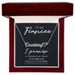 To My Fiancee Name Necklace With Heart-Express Your Love Gifts