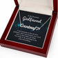 To My Girlfriend I Can't Promise to Fix All Your Problems Name Necklace With Heart-Express Your Love Gifts