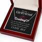 To My Girlfriend You Are The Name Necklace With Heart-Express Your Love Gifts
