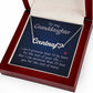 To My Granddaughter Name Necklace With Heart-Express Your Love Gifts
