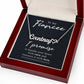 To My Fiancee Name Necklace With Heart-Express Your Love Gifts