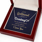 To My Girlfriend You Are My Best Friend Name Necklace With Heart-Express Your Love Gifts
