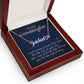 To My Granddaughter Name Necklace With Heart-Express Your Love Gifts