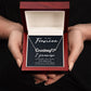 To My Fiancee Name Necklace With Heart-Express Your Love Gifts