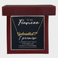 To My Fiancee Name Necklace With Heart-Express Your Love Gifts