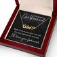 To My Gorgeous Girlfriend Name Necklace With Heart-Express Your Love Gifts