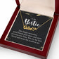 To My Bestie Like Happy Memories Name Necklace With Heart-Express Your Love Gifts