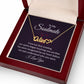 To My Soulmate From Our First Meeting Name Necklace With Heart-Express Your Love Gifts