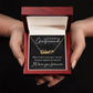 To My Gorgeous Girlfriend Name Necklace With Heart-Express Your Love Gifts