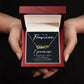 To My Fiancee Name Necklace With Heart-Express Your Love Gifts