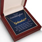 To My Granddaughter Name Necklace With Heart-Express Your Love Gifts