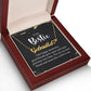 To My Bestie Like Happy Memories Name Necklace With Heart-Express Your Love Gifts