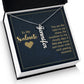 To My Soulmate You Are The Calm to My Chaos Vertical Name Necklace-Express Your Love Gifts