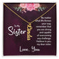 To My Sister No Matter What Life Throws Your Way Vertical Name Necklace-Express Your Love Gifts
