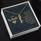 To My Soulmate You Are The Calm to My Chaos Vertical Name Necklace-Express Your Love Gifts