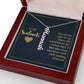 To My Soulmate You Are The Calm to My Chaos Vertical Name Necklace-Express Your Love Gifts