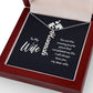 To My Wife You Are the Missing Puzzle Piece Vertical Name Necklace-Express Your Love Gifts