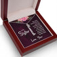 To My Sister No Matter What Life Throws Your Way Vertical Name Necklace-Express Your Love Gifts