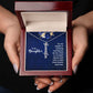 To My Daughter You Are Capable of Achieving Anything Vertical Name Necklace-Express Your Love Gifts