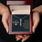 To My Soulmate You Are The Calm to My Chaos Vertical Name Necklace-Express Your Love Gifts