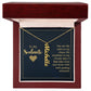 To My Soulmate You Are The Calm to My Chaos Vertical Name Necklace-Express Your Love Gifts