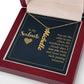 To My Soulmate You Are The Calm to My Chaos Vertical Name Necklace-Express Your Love Gifts