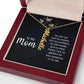 To My Mom You Are Not Just My Mother Vertical Name Necklace-Express Your Love Gifts